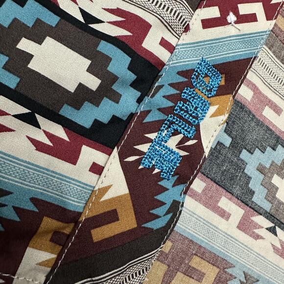 Rock & Roll Denim Modern Aztec Western Men’s Shirt - Picture 7 of 14